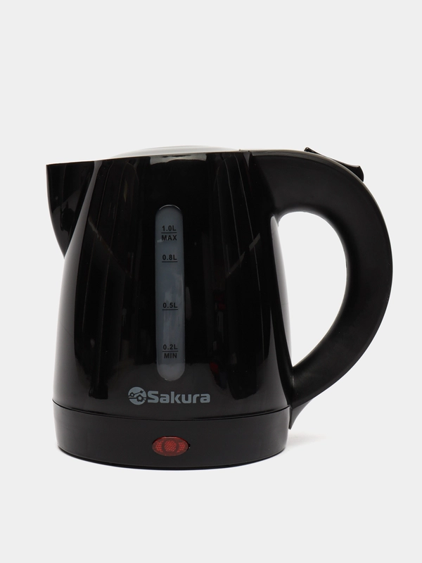Чайник электр Sakura SA-2342BKG (1.0) черн/сер д