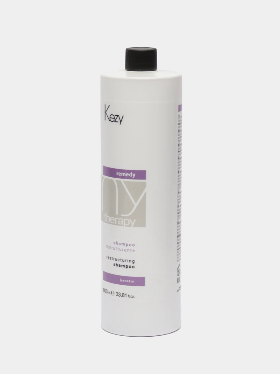Шампунь реструктурирующий Kezy "Restructuring shampoo", с кератином, 1000 мл