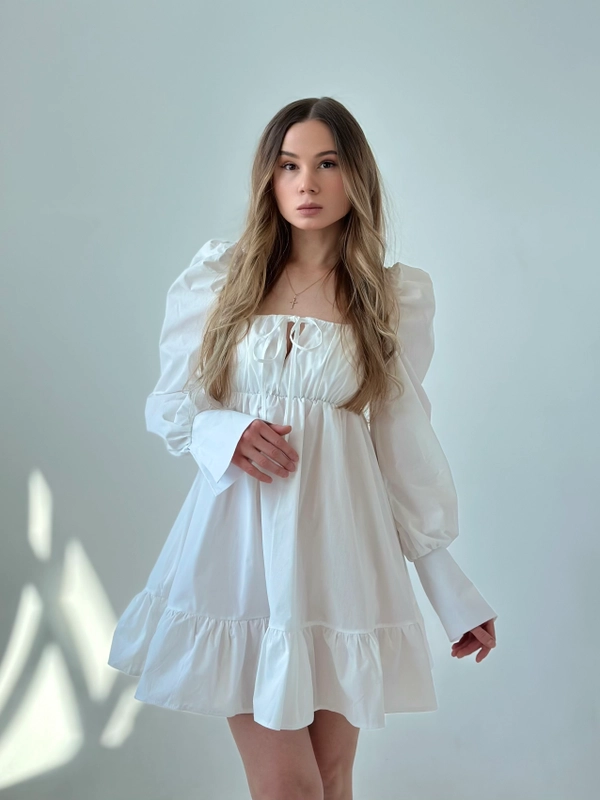 Платье с длинным рукавом, весна, лето