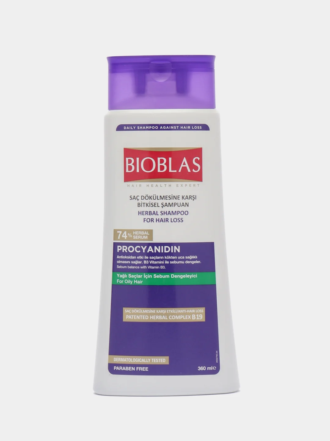 Шампунь для жирных волос Bioblas Procyanidin, 360 мл