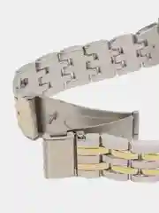 Горчичный мужские кварцевые часы с календарем