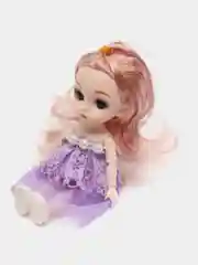 Фиолетовый кукла шарнирная 15см глаза 3D стиль анимэ