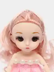 Коралловый меланж кукла шарнирная 15см глаза 3D стиль анимэ