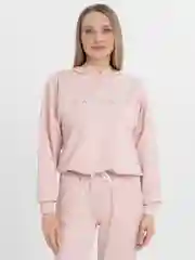 Пудровый женский спортивный костюм
