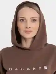 Тёмно-коричневый женский спортивный костюм