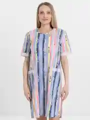 Голубой туника женская . Состав ткани - хлопок 100% . Производство - Россия