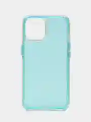 Голубой чехол пластиковый яркий на iPhone 11, 13, 13 Pro, 13 Pro Max, 14, 14 Pro, 14 Pro Max