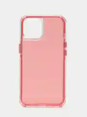 Кораллово-розовый чехол пластиковый яркий на iPhone 11, 13, 13 Pro, 13 Pro Max, 14, 14 Pro, 14 Pro Max