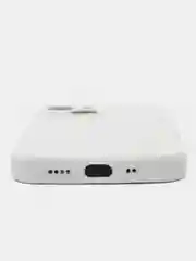 Белый чехол на iPhone 13 Pro, 13 mini, 13 Pro Max, 11 Pro, 14, 14 Pro силиконовый без логотипа