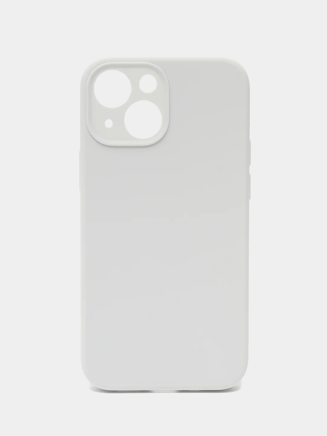Белый чехол на iPhone 13 Pro, 13 mini, 13 Pro Max, 11 Pro, 14, 14 Pro силиконовый без логотипа