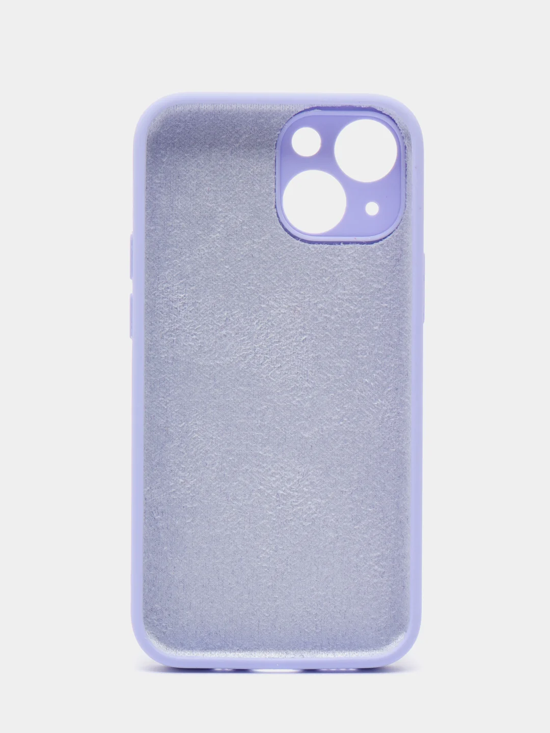 Сиреневый чехол на iPhone 13 Pro, 13 mini, 13 Pro Max, 11 Pro, 14, 14 Pro силиконовый без логотипа