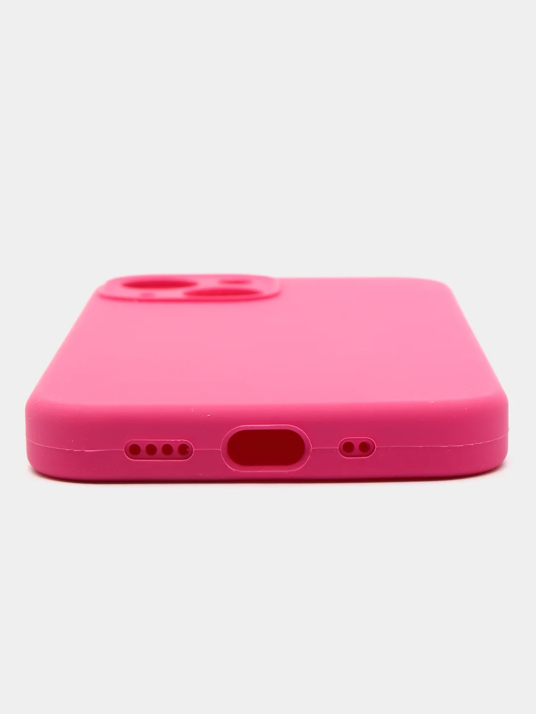 Тёмно-розовый чехол на iPhone 13 Pro, 13 mini, 13 Pro Max, 11 Pro, 14, 14 Pro силиконовый без логотипа