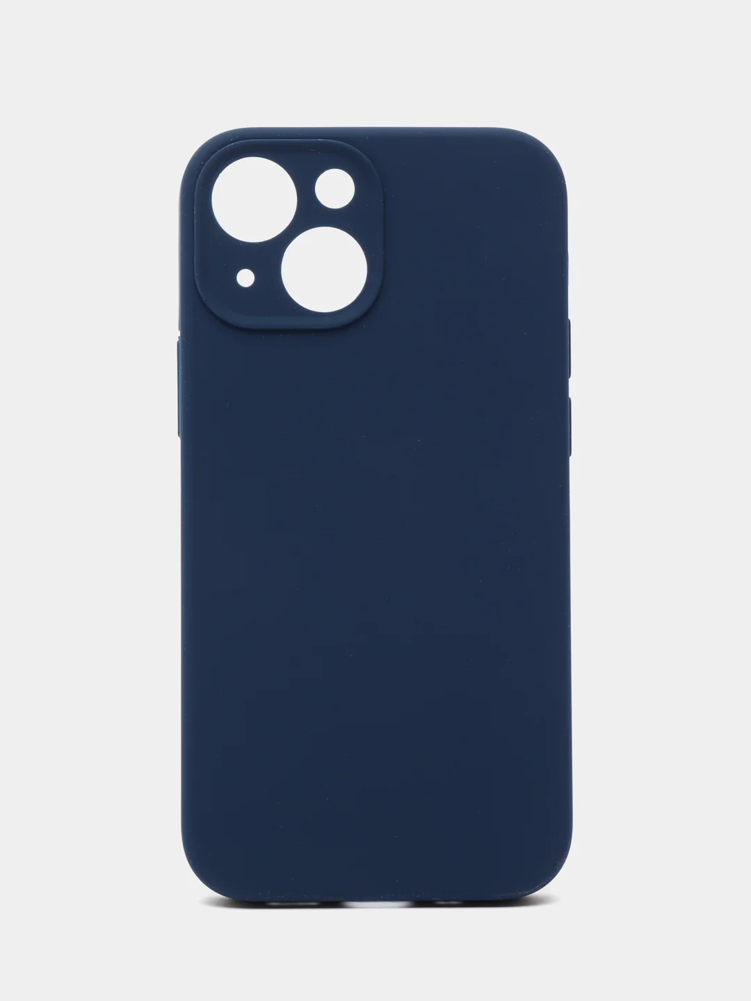 Темно-синий чехол на iPhone 13 Pro, 13 mini, 13 Pro Max, 11 Pro, 14, 14 Pro силиконовый без логотипа