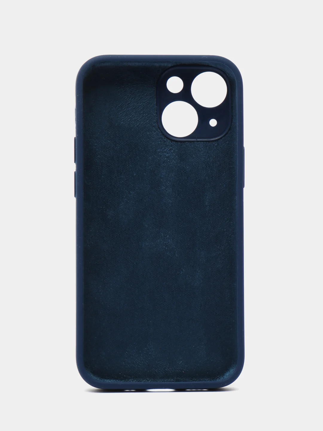 Темно-синий чехол на iPhone 13 Pro, 13 mini, 13 Pro Max, 11 Pro, 14, 14 Pro силиконовый без логотипа