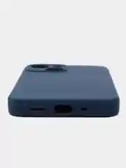 Темно-синий чехол на iPhone 13 Pro, 13 mini, 13 Pro Max, 11 Pro, 14, 14 Pro силиконовый без логотипа