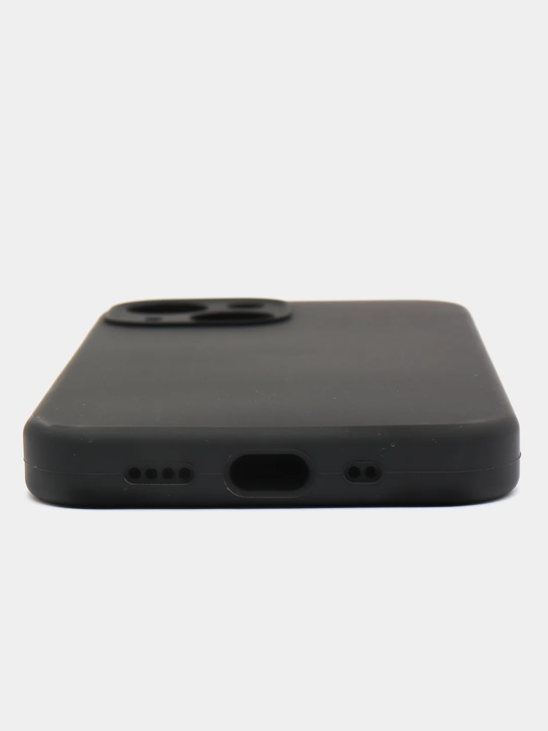 Черный чехол на iPhone 13 Pro, 13 mini, 13 Pro Max, 11 Pro, 14, 14 Pro силиконовый без логотипа