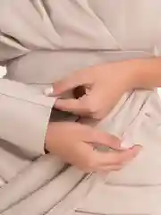 Бежевый меланж атласное ПЛАТЬЕ ЖЕНСКОЕ