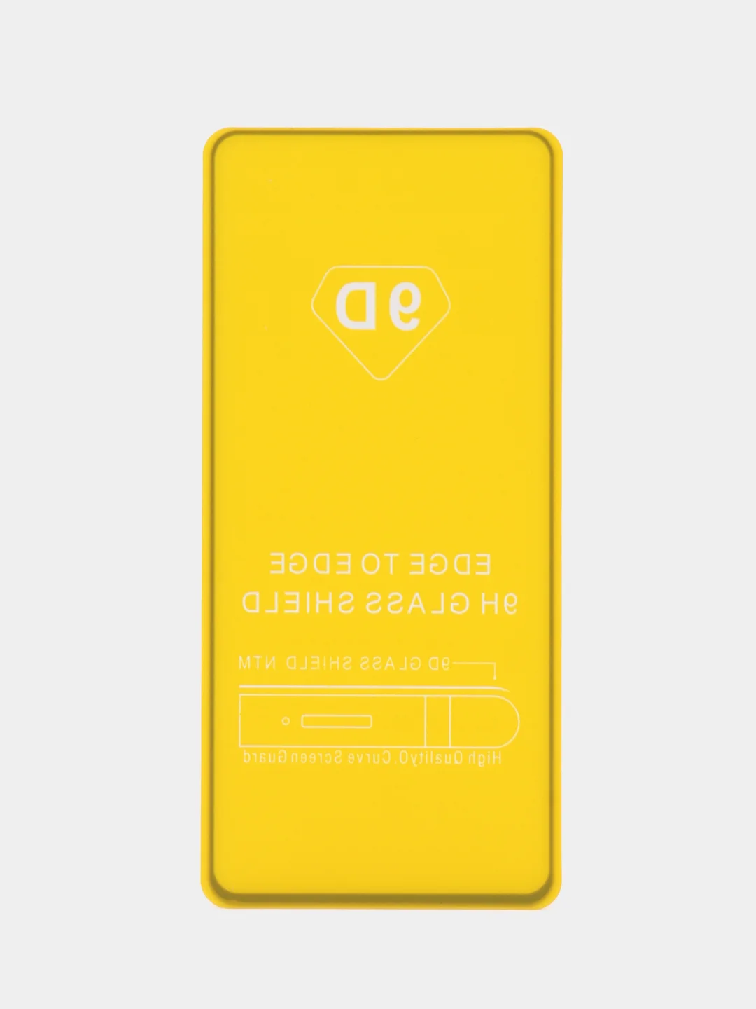Черный защитное стекло 9D для Realme C67 (Реалми С67)