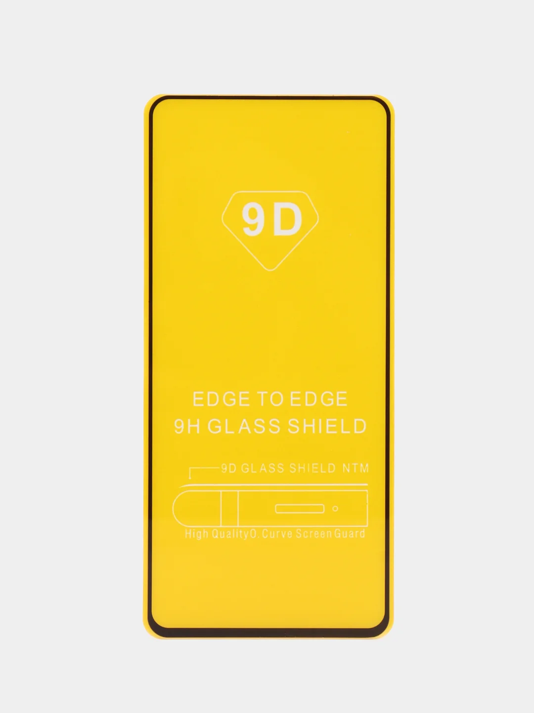 Черный защитное стекло 9D для Realme C67 (Реалми С67)