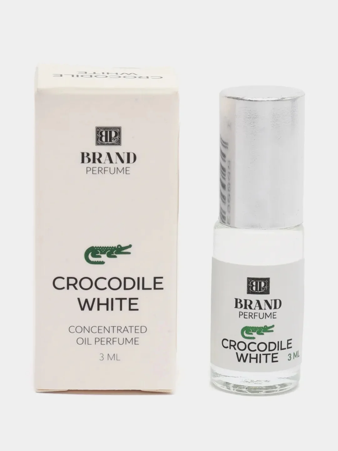 Масляные духи по мотивам Crocodile White "Лакосте вайт", роликовый флакон, 3 мл