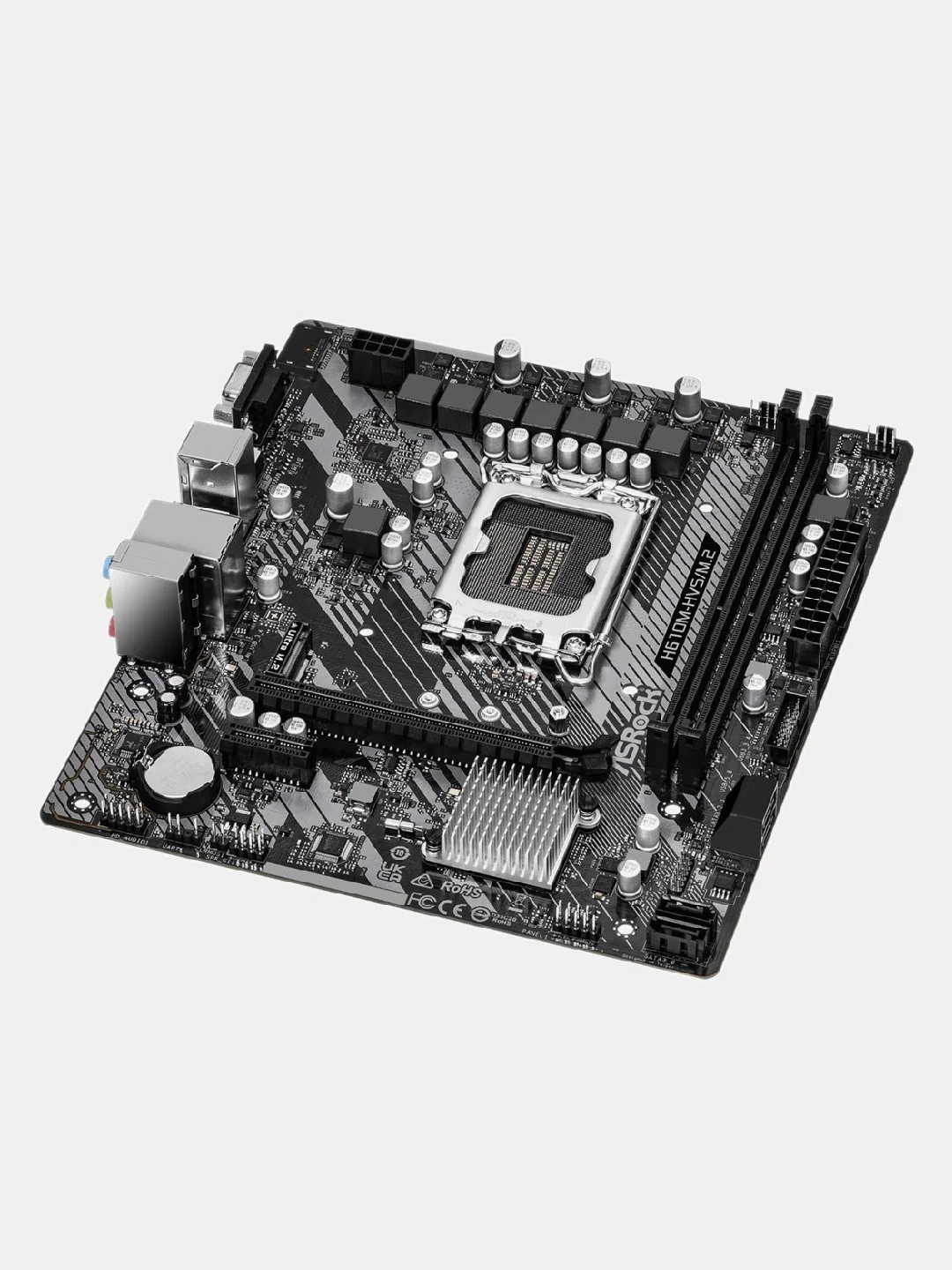 Материнская плата ASROCK H610M-HVS/M.2 R2.0, LGA 1700, Intel H610, mATX, Ret