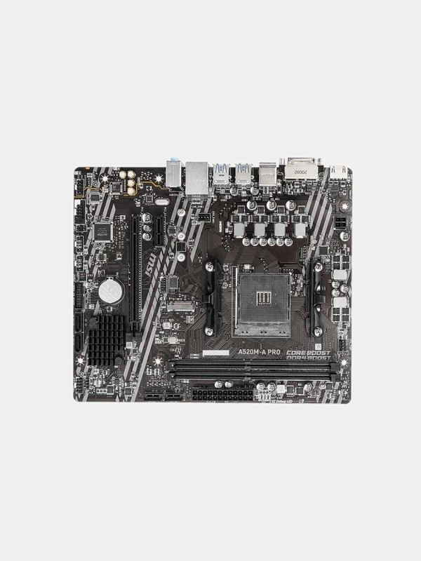 Материнская плата MSI A520M-A PRO, SocketAM4, AMD A520, mATX, Ret