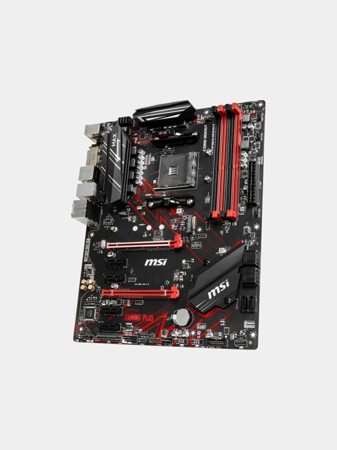 Материнская плата MSI B450 GAMING PLUS MAX, SocketAM4, AMD B450, ATX, Ret