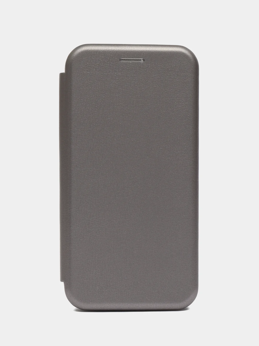 Серебряный чехол-книжка на магните для iPhone 15 / 15 Pro / 15 Pro Max