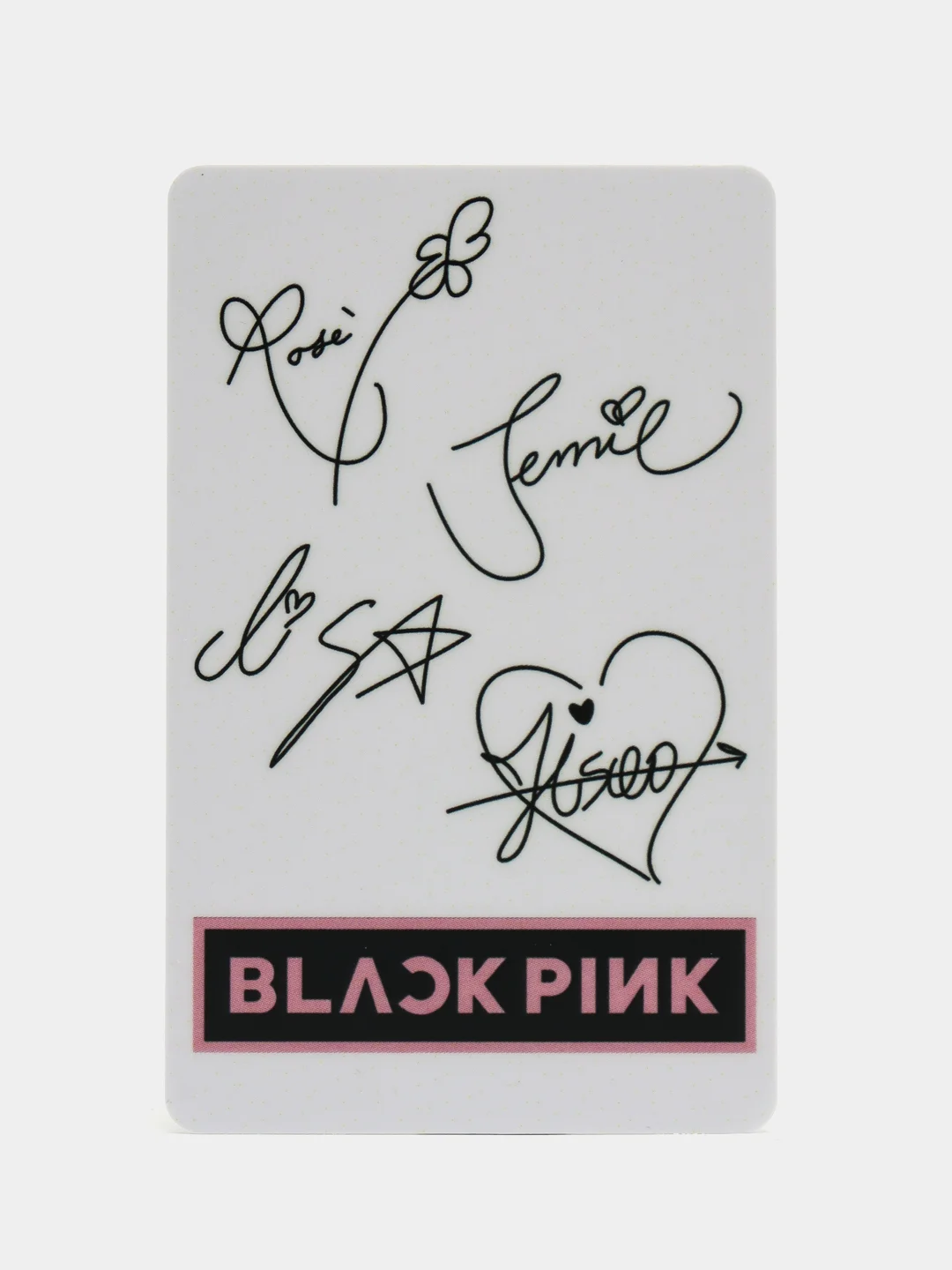 Пластиковая карточка BlackPink, карта Блек Пинк, K-pop, кпоп, Black Pink