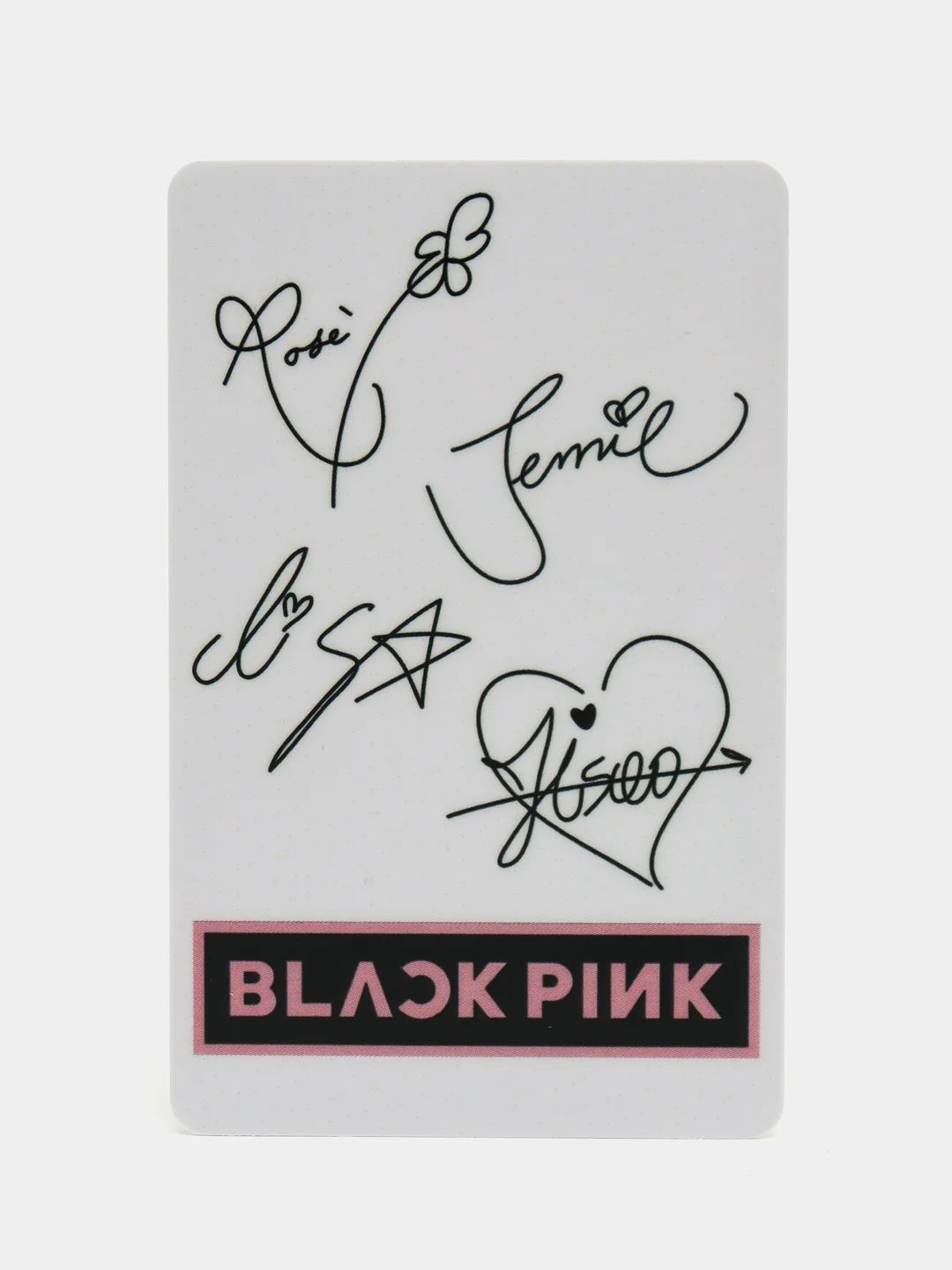Пластиковая карточка BlackPink, карта Блек Пинк, K-pop, кпоп, Black Pink