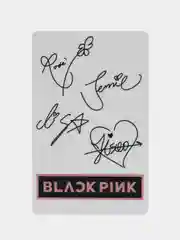 Пластиковая карточка BlackPink, карта Блек Пинк, K-pop, кпоп, Black Pink