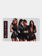 Пластиковая карточка BlackPink, карта Блек Пинк, K-pop, кпоп, Black Pink