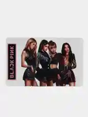 Пластиковая карточка BlackPink, карта Блек Пинк, K-pop, кпоп, Black Pink
