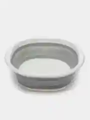 Розовый таз складной, силиконовый