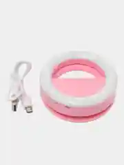 Розовый селфи лампа Selfie Ring Light RK-14