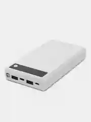 Белый корпус для внешних 6 аккумуляторных батарей 18650 Power Bank с цифровым дисплеем. J-get