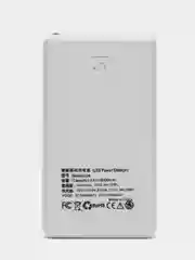 Белый корпус для внешних 6 аккумуляторных батарей 18650 Power Bank с цифровым дисплеем. J-get