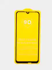 Черный защитное стекло 9D для Honor 8A, 8C, 10, 20i, 20 Lite Huawei P20, P Smart Plus, Y6