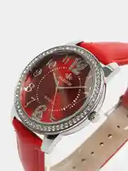 Алый женские кварцевые наручные часы