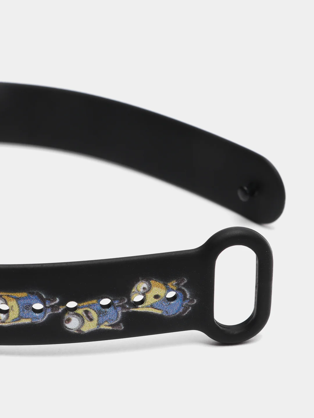 Оливковый ремешок для фитнес браслета Mi Band 3/Mi Band 4, с рисунками