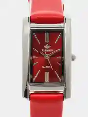 Красный женские кварцевые часы