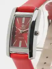 Красный женские кварцевые часы