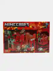 Красный конструктор Minecraft(Майнкрафт) My World(Мой мир) совместим с Лего (Lego) 340-550 деталей