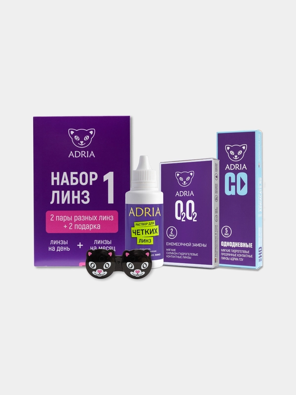 Набор пробник контактных линз №1 ADRIA (Tester Box)