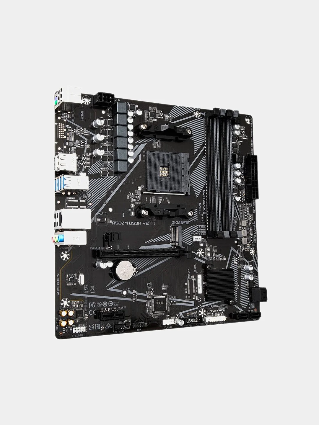 Материнская плата GIGABYTE A520M DS3H V2, SocketAM4, AMD A520, mATX, Ret