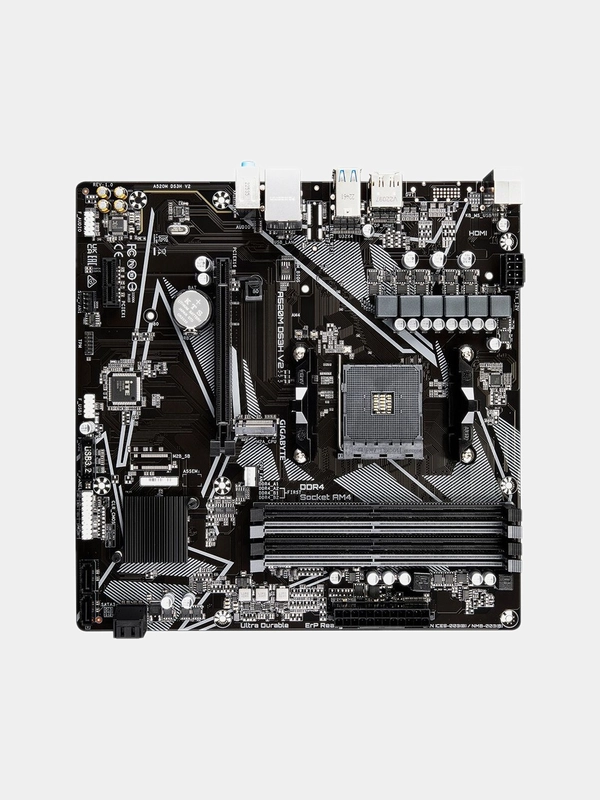 Материнская плата GIGABYTE A520M DS3H V2, SocketAM4, AMD A520, mATX, Ret