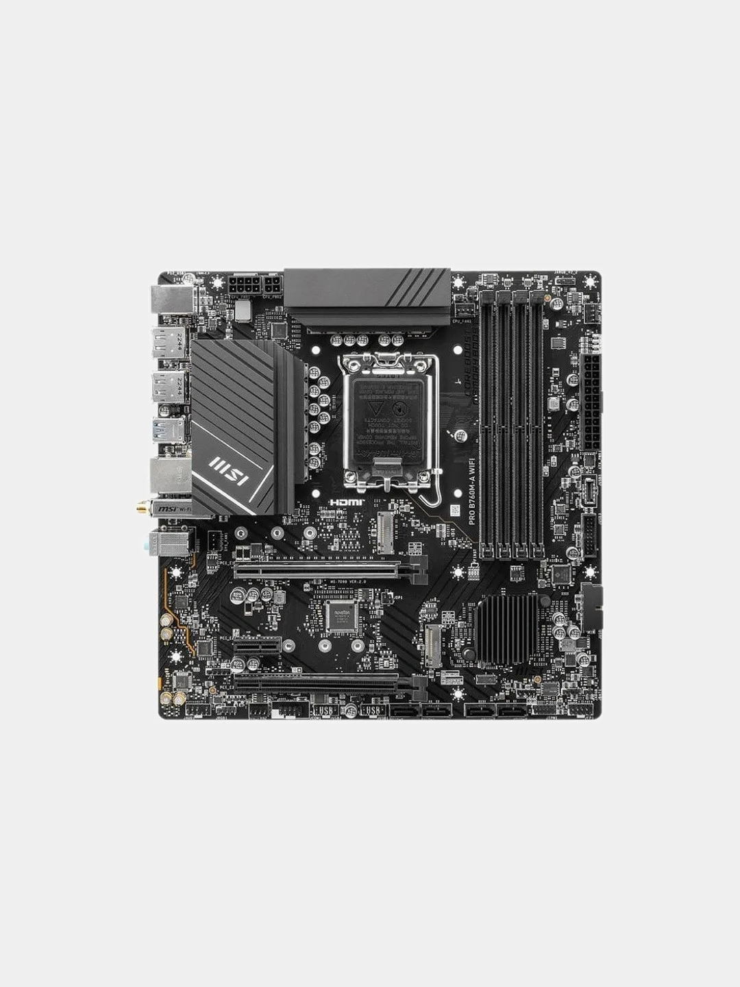 Материнская плата MSI PRO B760M-A WIFI, LGA 1700, Intel B760, mATX, Ret