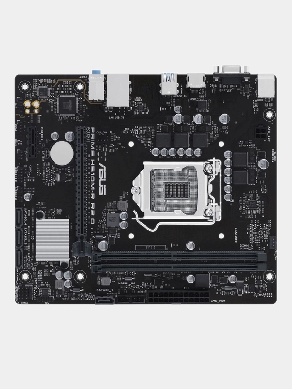 Материнская плата ASUS PRIME H510M-R R2.0-SI, LGA 1200, Intel H470, mATX, Ret (White Box)