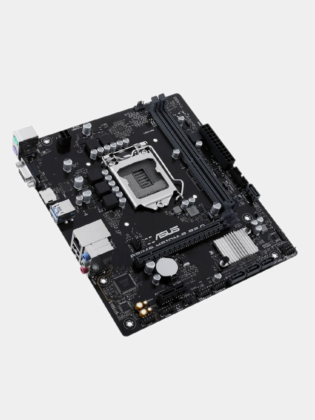 Материнская плата ASUS PRIME H510M-R R2.0-SI, LGA 1200, Intel H470, mATX, Ret (White Box)