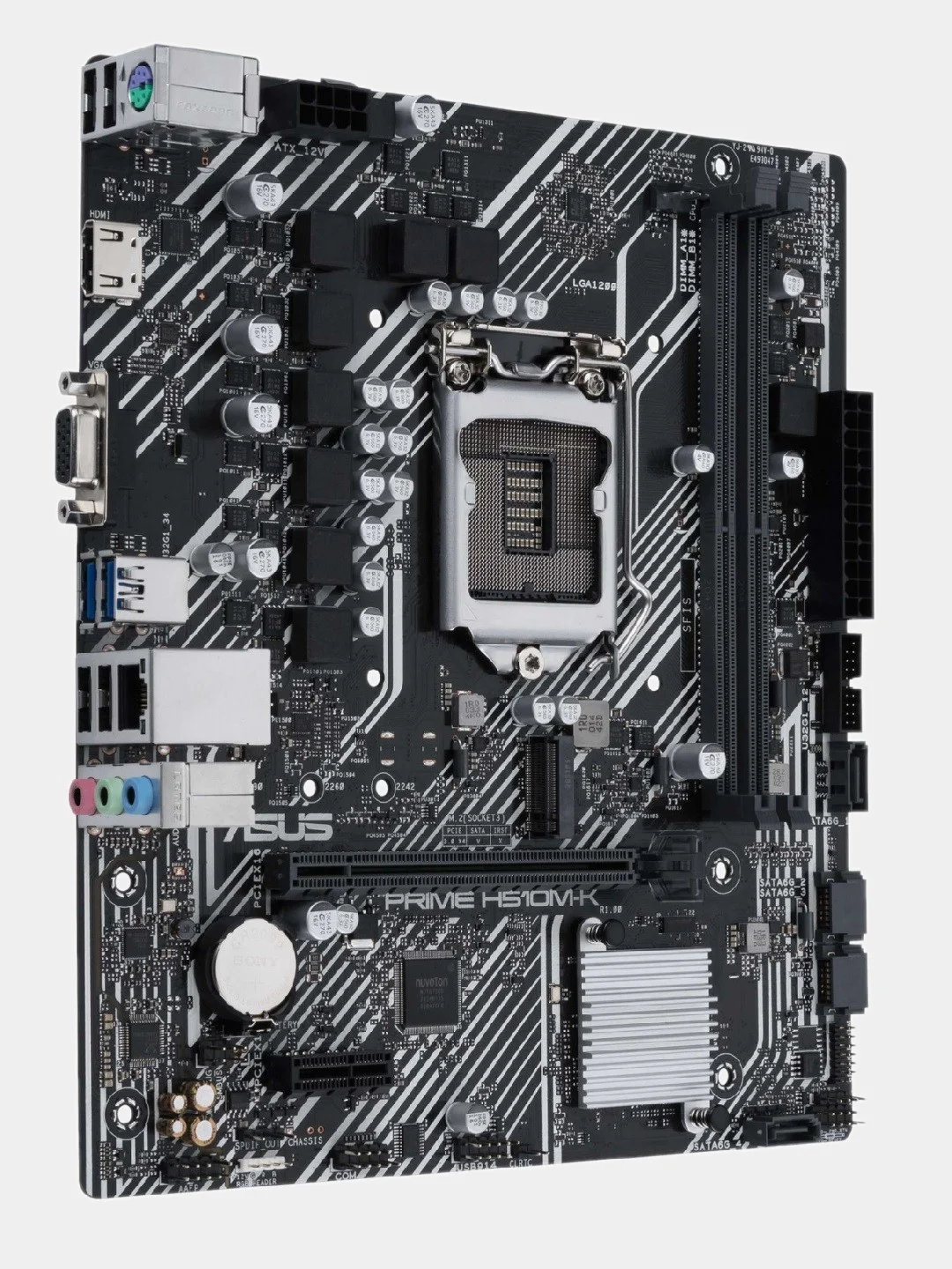 Материнская плата ASUS PRIME H510M-K, LGA 1200, Intel H510, mATX, Ret